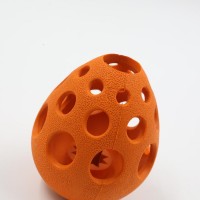 TPR egg shape leak food dog toy